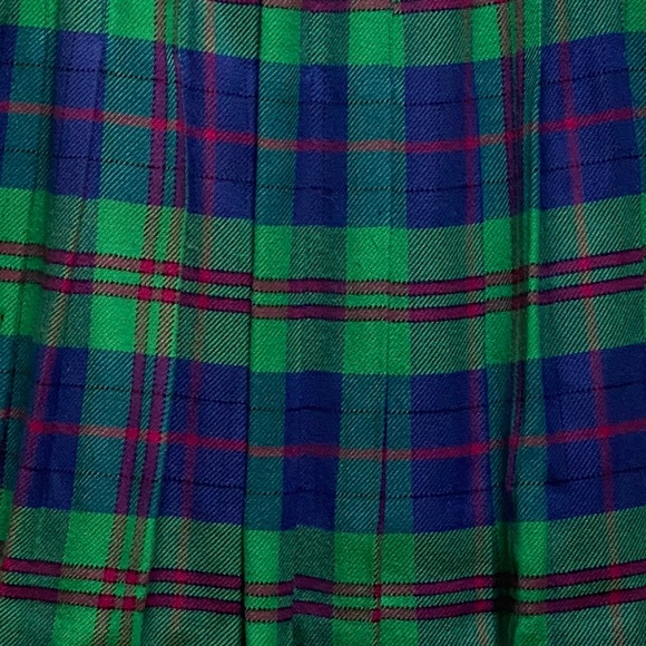 Pine Place Green & Blue Tartan Skirt - Picture 4 of 5